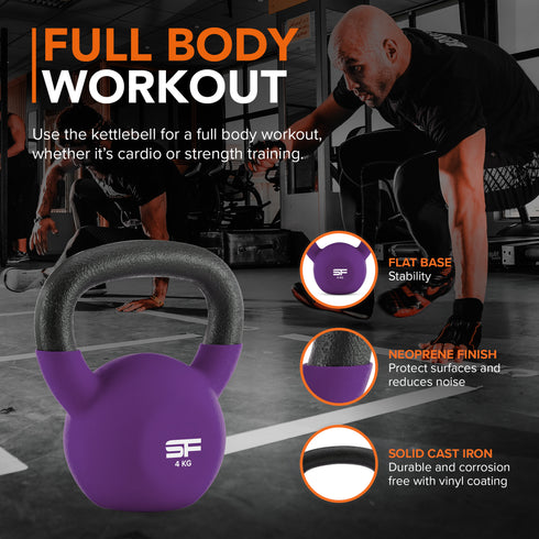 Home Gym Kettlebell Weight - Purple