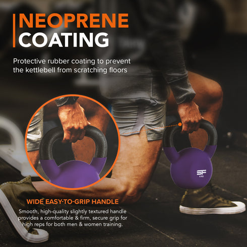 Home Gym Kettlebell Weight - Purple