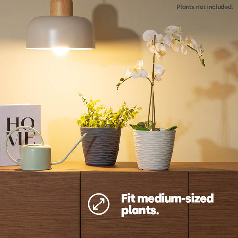 18cm Wave Grey & White Plant Pots - Set of 2