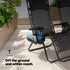 Clip-On Side Table Tray for Sun Lounger – 2 Pack