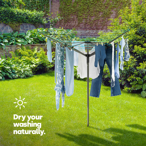 45m Rotary Washing Line with Peg Set