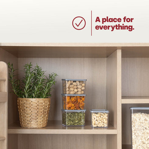 Airtight Pantry Small Containers - Set of 4