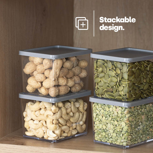 Airtight Pantry Small Containers - Set of 4