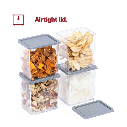 Airtight Pantry Medium Containers - Set of 4