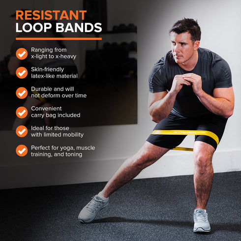 Structure Fitness Resistance Loop Bands Set of 5