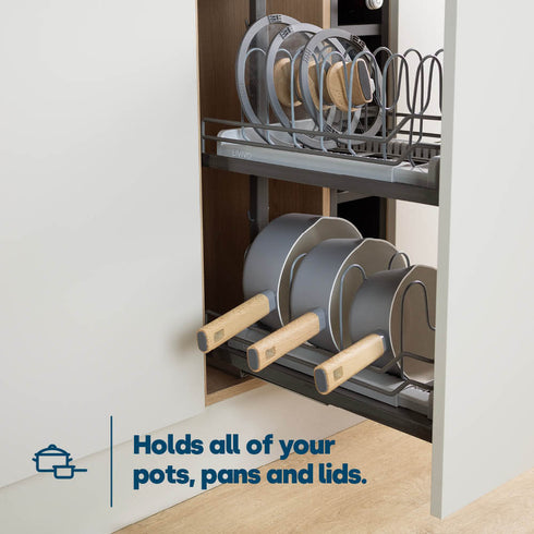 Extendable Pan Lid Holder