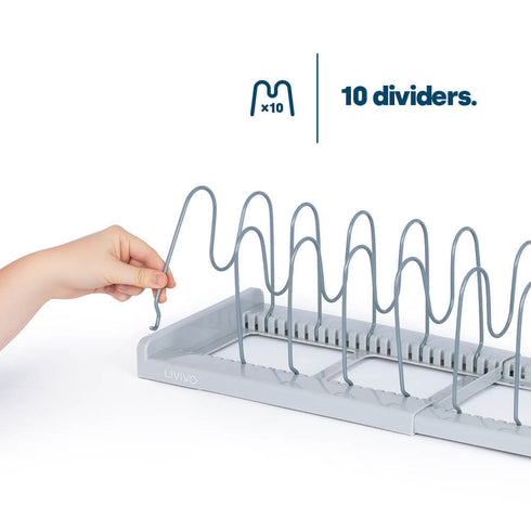 Extendable Pan Lid Holder