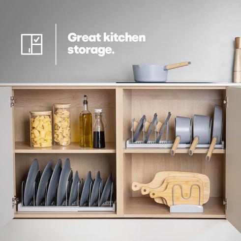 Extendable Pan Lid Holder