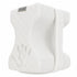 Livivo Leg Pillow with Adjustable Strap - Ergonomic Support for Better Sleep - White Quilted