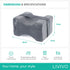 Livivo Leg Pillow with Adjustable Strap - Premium Velvet Support Pillow - Grey