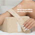 Livivo Leg Pillow with Adjustable Strap - Premium Velvet Support Pillow - Beige