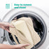 Livivo Leg Pillow with Adjustable Strap - Premium Velvet Support Pillow - Beige