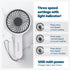 LIVIVO Handheld Mini Fan - 3 Speed Settings Rechargeable Type-C USB White