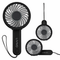 LIVIVO Handheld Mini Fan - 3 Speed Settings Rechargeable Type-C USB Black