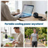 LIVIVO Handheld Mini Fan - 3 Speed Settings Rechargeable Type-C USB Black
