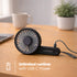 LIVIVO Handheld Mini Fan - 3 Speed Settings Rechargeable Type-C USB Black
