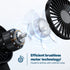 LIVIVO Handheld Mini Fan - 3 Speed Settings Rechargeable Type-C USB Black