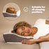 Memory foam neck contour pillow