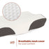 Memory foam neck contour pillow