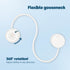 Livivo Retractable Neck Fan - Hands-Free Portable Cooling with 3 Speeds - White