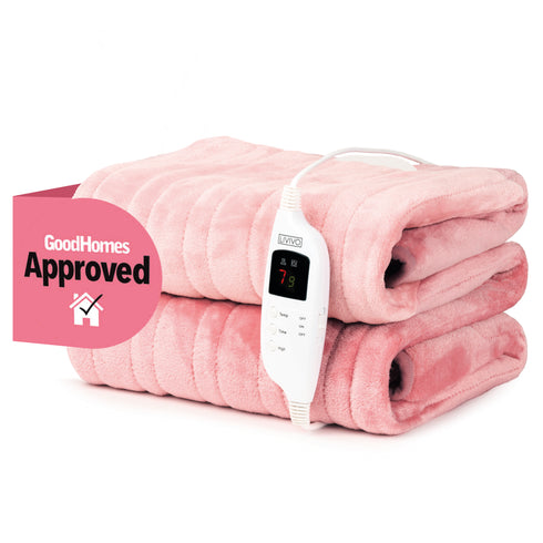 Electric Heated Throw - Pink