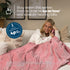 Heated Electric Over Blanket - Blush