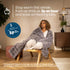 Luxury Electric Heated Throw - Grey