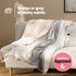 Premium Sherpa Heated Throw - Grey