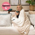 Premium Sherpa Heated Throw - Beige