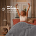 Luxury Ribbed Faux Fur Electric Heated Throw 160 x 130cm - 10 Heat Settings with Timer - Grey