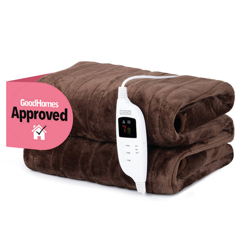 Electric Heated Throw - Chocolate