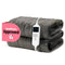 Heated Electric Over Blanket Cool Grey
