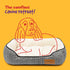 Dog Calming Sleeping Bed Warm Plush Cushion - Medium