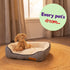 Dog Calming Sleeping Bed Warm Plush Cushion - Medium