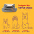 Dog Calming Sleeping Bed Warm Plush Cushion - Large