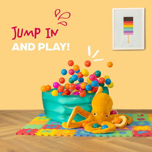 100 Soft Play Balls - Multicoloured