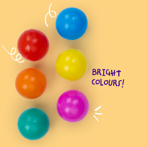 100 Soft Play Balls - Multicoloured