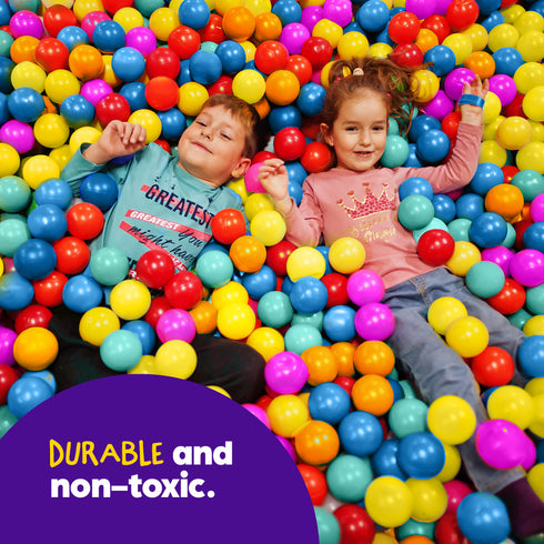 100 Soft Play Balls - Multicoloured