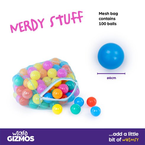 100 Soft Play Balls - Multicoloured