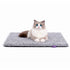 Petlicity Self Heating Pet Bed 60x45cm - No Electricity Required - Machine Washable - Two Tone Grey