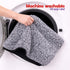 Petlicity Self Heating Pet Bed 60x45cm - No Electricity Required - Machine Washable - Two Tone Grey