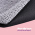 Petlicity Self Heating Pet Bed 60x45cm - No Electricity Required - Machine Washable - Two Tone Grey