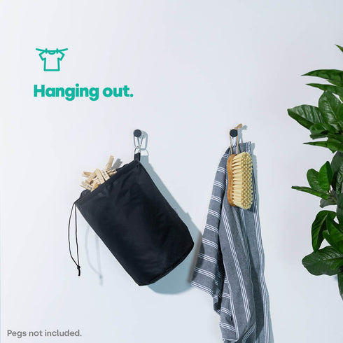 Clothes Peg Bag with Hanging Clip