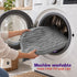 Petlicity 3-in-1 Self Heating Pet Bed Mat 70x60cm - Striped Faux Fur - Grey