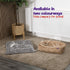 Petlicity 3-in-1 Self Heating Pet Bed Mat 70x60cm - Striped Faux Fur - Grey