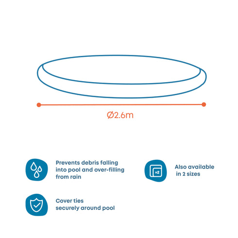 AquaRing Pool Cover - 8ft