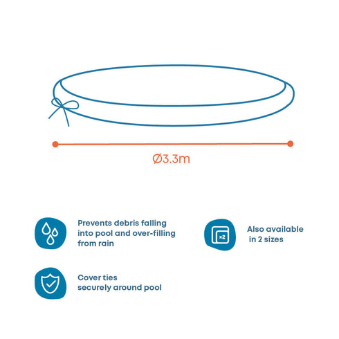 AquaRing Pool Cover - 10ft