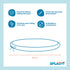 SPLASH! AquaRing 6ft Pool Cover