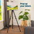 LIVIVO Portable Telescopic Artist Easel for Canvas 160cm, Black
