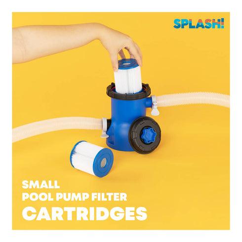 Pool Pump Filter Cartridges - 300 Gallons - Pack of 8